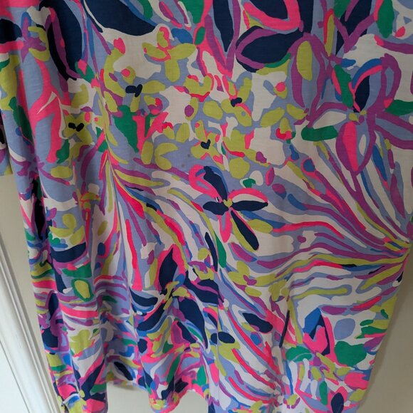 Lily Pulitzer Marlowe Havin a Blast 3/4 Sleeve Dress Size XL - Picture 5 of 9